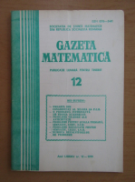Revista Gazeta Matematica, anul LXXXIV, nr. 12, 1979