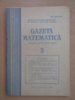 Revista Gazeta Matematica, anul LXXXIX, nr. 2, 1983