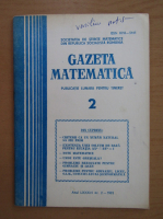 Anticariat: Revista Gazeta Matematica, anul LXXXVI, nr. 2, 1981