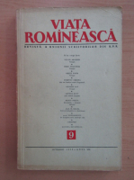 Revista Viata Romaneasca, anul VIII, nr. 9, septembrie 1955