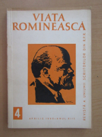 Revista Viata Romaneasca, anul XIII, nr. 4, aprilie 1960
