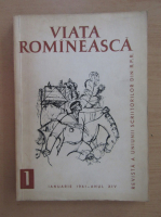 Revista Viata Romaneasca, anul XIV, nr. 1, ianuarie 1961