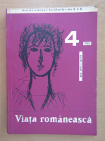 Revista Viata Romaneasca, anul XVIII, nr. 4, aprilie 1965
