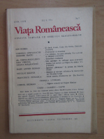 Revista Viata Romaneasca, anul XXVII, nr. 7, iulie 1974