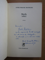 Aurel Dragos Munteanu - Marile iubiri (cu autograful autorului)