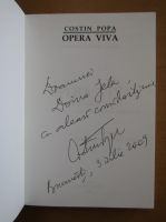 Costin Popa - Opera Viva (cu autograful autorului)