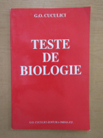G. O. Cuculici - Teste de biologie