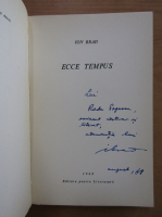 Ion Brad - Ecce Tempus (cu autograful autorului)