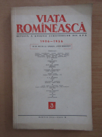 Anticariat: Revista Viata Romaneasca, anul IX, nr. 3, martie 1956