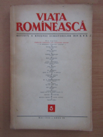 Revista Viata Romaneasca, anul IX, nr. 5, mai 1956