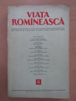 Revista Viata Romaneasca, anul VII, nr. 8, august 1954