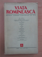 Revista Viata Romaneasca, anul VIII, nr. 8, august 1955