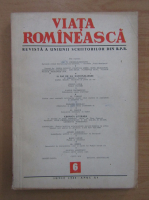 Revista Viata Romaneasca, anul XI, nr. 6, iunie 1958