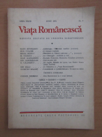 Revista Viata Romaneasca, anul XXVII, nr. 6, iunie 1974