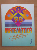 Simion Ursu - Bac '98 Matematica
