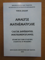 Virgil Balan - Analyse mathematique