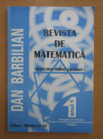 Dan Barbilian - Revista de matematica, anul 1, nr. 1, septembrie 1995