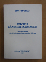 Dan Popescu - Istoria gandirii economice
