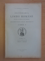 Dictionarul Limbii Romanea, tomul II, fascicula VII