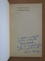 Dumitru Titus Popa - Alegerea fiintei (cu autograful autorului)