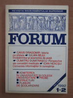 Revista Forum, anul XXXIV, nr. 1-2, 1992