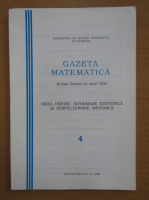 Revista Gazeta matematica, anul XVI, nr. 4, 1998