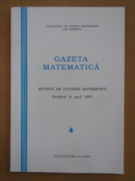 Revista Gazeta matematica, anul XVIII, nr. 4, 2000