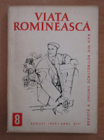 Revista Viata Romaneasca, anul XIII, nr. 8, august 1960