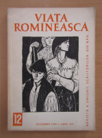Revista Viata Romaneasca, anul XIV, nr. 12, decembrie 1961