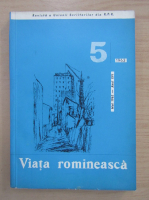 Revista Viata Romaneasca, anul XVI, nr. 5, mai 1963