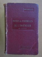 De Laharpe - Notes and Formules de l'Ingenieur (volumul 2)
