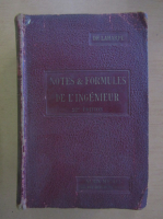 De Laharpe - Notes and Formules de l'Ingenieur (volumul 3)