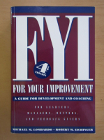 Michael M. Lombardo - For Your Improvement