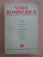 Revista Viata Romaneasca, anul VII, nr. 9, septembrie 1954