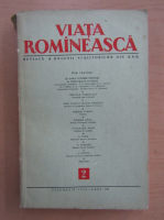 Revista Viata Romaneasca, anul VIII, nr. 2, februarie 1955