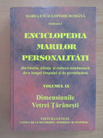 Ion Vaduva Poenaru - Enciclopedia marilor personalitati, volumul 9. Dimensiunile Vetrei Taranesti 