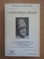 La rhetorique grecque