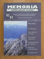 Memoria. Revista gandirii arestate, nr. 1-2, 2013