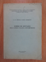 Mihaela Carstea Romascanu - Corso di sintassi. Della lingua italiana contemporanea