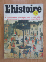 Revista L'histoire, nr. 1, mai 1978