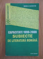 Rodica Olivotto - Subiecte de literatura romana pentru examenul de capacitate