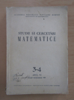 Studii si cercetari matematice, 3-4, anul VI