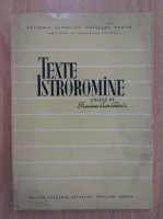 Texte istroromane