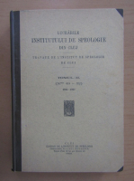Travaux de l'institut de Speologie de Cluj (volumul 3) 