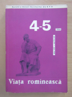 Viata Romaneasca, anul XVII, aprilie-mai 1964