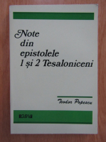 Teodor Popescu - Note din epistolele 1 si 2 Thesaloniceni