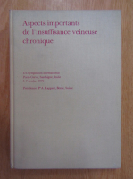 Aspects importants de l'insuffisance veineuse chronique