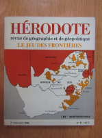 Revista Herodote, nr. 41, 1986