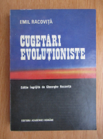 Emil G. Racovita - Cugetari evolutioniste