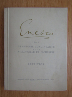 Enesco, op. 8. Symphonie concertante pour violoncelle et orchestre